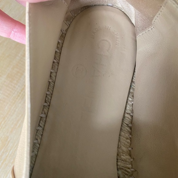CHANEL
Interlocking CC Logo Leather Espadrilles - Picture 10 of 15